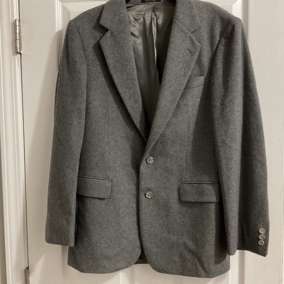 Men’s Gray Wool-Blend Blazer, NWT, Size 37R - Picture 1 of 5